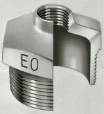 Atusa Draadverloopring zwart gietijzer 1/2" x 3/8" MF Atusa fig 241 E2410000432
