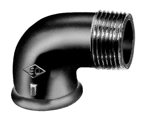 Atusa E0920000032 Atusa Zwart 092 knie 90° MF 3/8 x 3/8