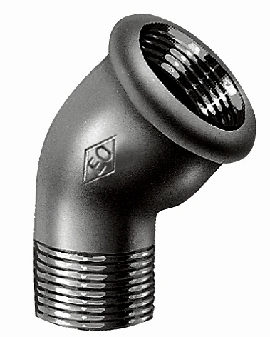 Atusa Zwart 121 knie 45° MF 4/4 x 4/4 E1210000062