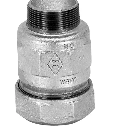 Atusa Fast Galva 746 rechte knelkoppeling MF 3/8 x 3/8 F7460100032