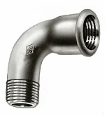 Atusa Draadbocht zwart gietijzer 1/4" MF 90° Atusa fig 1 E0010000022
