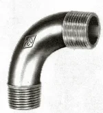 Atusa Draadbocht zwart gietijzer 6/4" MM 90° Atusa fig 3 E0030000082