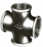 Atusa Draadkruisstuk zwart gietijzer 1/2" FF Atusa fig 180 E1800000042