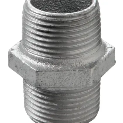 Atusa Dubbele draadnippel zwart gietijzer Atusa fig 280 E2800000102