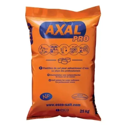 Axal 51290 Axal Pro zout in pastillen voor waterverzachter - zak 25 kg - prijs per kg