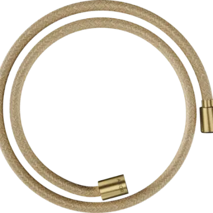 Axor ShowerSolutions textiel doucheflexibel 1/2 x 1250 mm - Brushed Brass - met conische en cilindrische moer 28227950