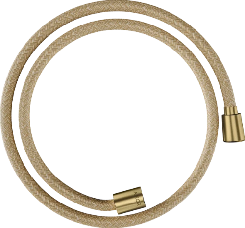 Axor ShowerSolutions textiel doucheflexibel 1/2 x 1250 mm - Brushed Brass - met conische en cilindrische moer 28227950