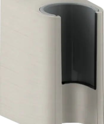 Axor 45721800 Axor One wandhouder voor doucheslangen met een cilindrische moer - Stainless Steel Optic