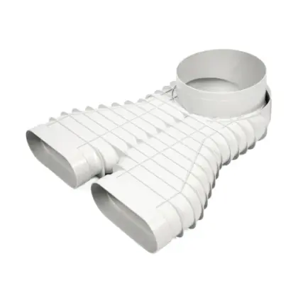 Begetube 010002300 Begetube Profi-Air haaks aansluitstuk DN160 - 2 x ovalduct
