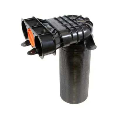 Begetube 010181363 Begetube Begeconnect+ ventielaansluitstuk DN 125 - 3 x 63 - lang model