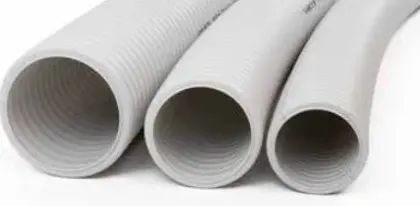 Begetube 010266350 Begetube (78363805) Profi-Air ventilatieflexibel 63 mm (rollengte 50m) - grijs - antistatisch en antibacterieel - prijs per meter