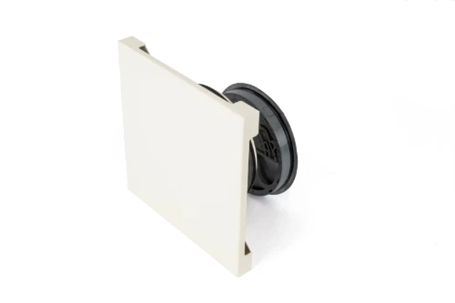 Begetube Profi-Air design ventiel met vlinderdebietregelaar 125 mm - wit (voor toevoer en afvoer) 010917010