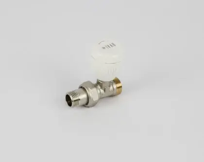 Begetube 120044052 Begetube handbediende rechte radiatorkraan 1/2 x M24 - vast handwiel
