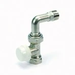Begetube thermostatiseerbare rechte radiatorkraan met bocht 1/2 x 1/2 121040026
