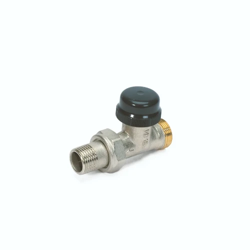 Begetube thermostatiseerbare rechte radiatorkraan 1/2 x M24 - instelbare Kv-waarden 122040052