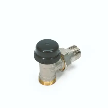 Begetube 134040052 Begetube thermostatiseerbare haakse radiatorkraan 1/2 x M24 - instelbare Kv-waarden