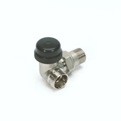 Begetube thermostatiseerbare dubbel haakse radiatorkraan Links 1/2 x M24 - instelbare Kv-waarden 136040052