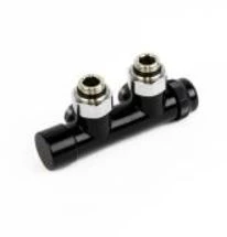 Begetube 192810052 Begetube Optima thermostatiseerbaar H-stuk 50-100% muuraansluiting 1/2 x M24 - instelbare Kv-waarden - zwart mat