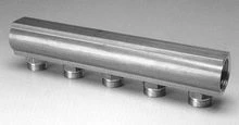Begetube 200101008 Begetube messing collector zonder ontluchtingsopening 4/4 - 8 x M24