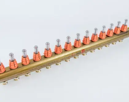 Begetube 203120914 Begetube messing collector met topdebietmeters met ontluchtingsopening 5/4 - 14 x M24