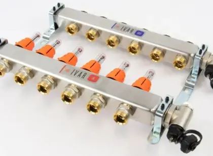 Begetube 261102206 Begetube UFH inox collectorset voor vloerverwarming met topmeters