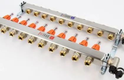 Begetube 261102210 Begetube UFH inox collectorset voor vloerverwarming met topmeters