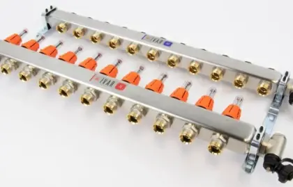 Begetube 261102211 Begetube UFH inox collectorset voor vloerverwarming met topmeters