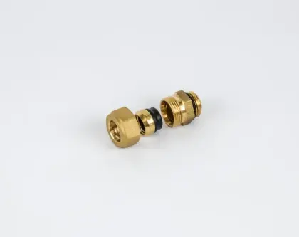 Begetube 301010528 Begetube rechte klemkoppeling MF 18/1 x 1/2 M - dunwandige buis - met O-ring