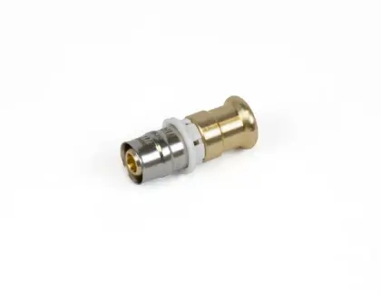 Begetube 302044035 Begetube MPL messing verloopmof FF 22 x 20/2 (M/V contour)