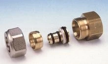 Begetube 304012835 Begetube rechte klemkoppeling FF 20/2 Alu x 3/4 F - Alpex buis