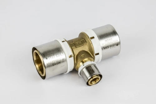 Begetube B-Press messing verloop T-stuk FFF 63 x 32 x 63 mm 328668787