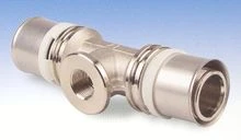Begetube B-Press messing verloop T-stuk met binnendraad FFF 26 x 3/4 F x 26 mm 338285656