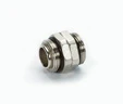 Begetube collectornippel MM 4/4 x 4/4 - met O-ring - draaibaar - chroom 400001145