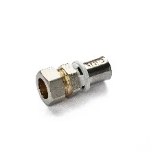 Begetube B-Press messing verloop mof FM 26 x 22 mm - chroom 408024456