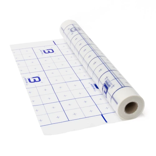 Begetube UFH PE folie met raster 100000 x 1200 x 0,2 mm - maas 50 x 50 mm (rol = 120 m²) - prijs per m² - verkoop per rol 601001120