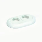 Begetube 611000216 Begetube (72900802) afdekrozet dubbel 12 - 16 mm