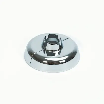 Begetube 611502215 Begetube Optima afdekrozet dubbel - chroom - hartafstand 50 mm