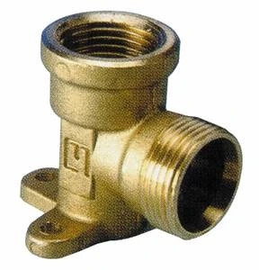 Begetube 613260055 Begetube messing muurplaat 90° MF 1/2 x EK3/4