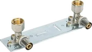 Begetube 613265835 Begetube B-Press messing badbrug met overgangbocht 90° FF 1/2 x 20 mm - 153 mm