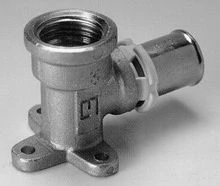 Begetube B-Press messing muurplaat 90° FF 26 x 3/4 F 613280856