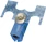 Begetube 621262055 Begetube muurinbouwdoos 90° FM 1/2 x EK3/4 - blauw - met bevestigingsbeugel