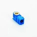 Begetube B-Press messing muurinbouwdoos 90° FF 16 x 1/2 F blauw - zonder bevestigingsbeugel 621262818
