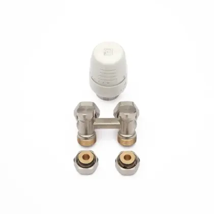 Begetube 692000006 Begetube radiatoraansluitset 6 met H-stuk voor muuraansluiting