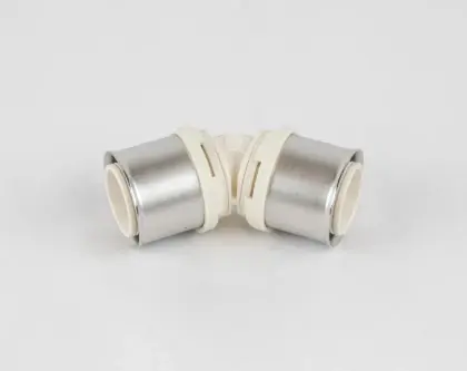 Begetube 88440201 Begetube (88440201) PPSU kunststof pers bocht 45° FF 40x40mm