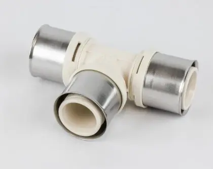 Begetube 88450300 Begetube (88450300) PPSU kunststof pers T-stuk 50x50x50mm