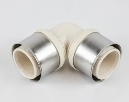 Begetube 88463200 Begetube (88463200) PPSU kunststof pers bocht 90° FF 63 x 63mm
