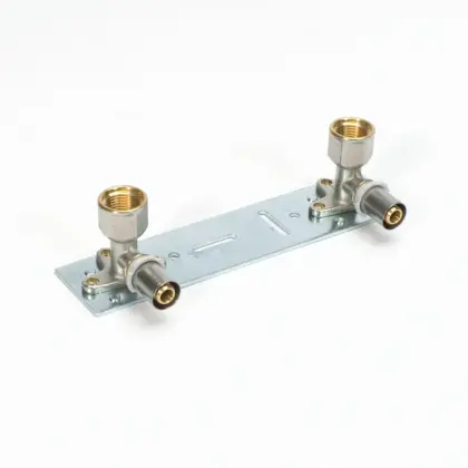 Begetube Beugel met 2 verstelbare muurplaten badbrug 1/2 x 16/2 begetube 613265818