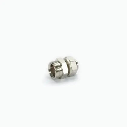 Begetube Demonteerbaar overgangstuk M24 x 3/4 EK vernikkeld met o-ring 400005557