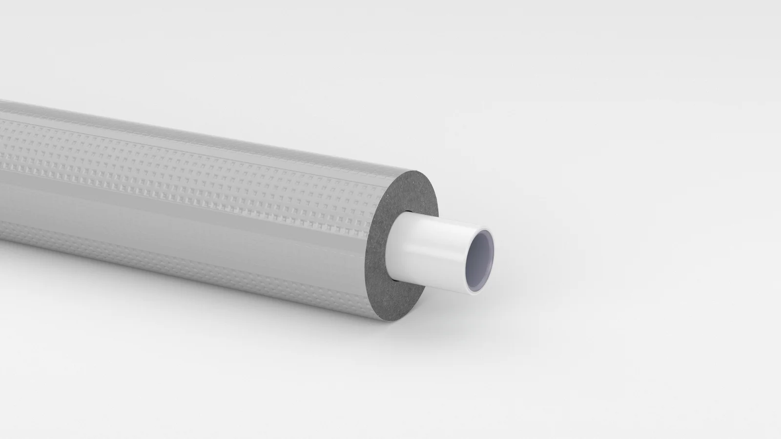 Begetube Geïsoleerde meerlagenbuis 13 mm Begetube Alpex duo XS 26x3mm grijs flexibel 25m 83726117