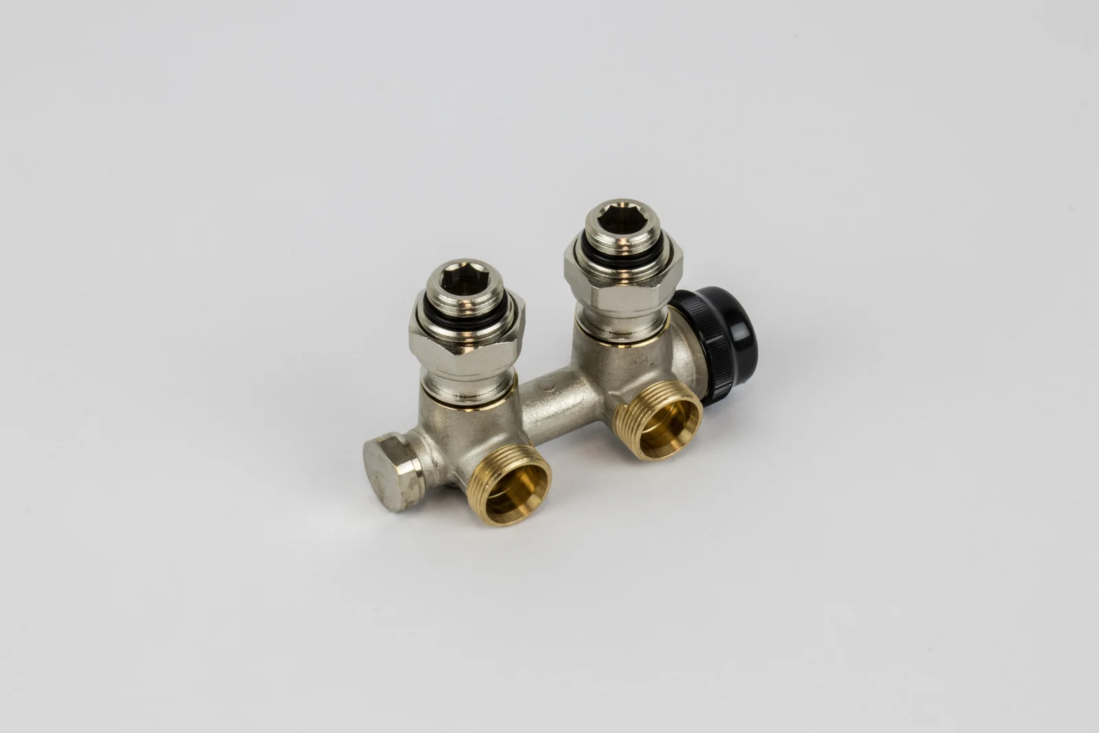 Begetube H-stuk begetube muuraansluiting haaks 1/2 x M24 thermostatiseerbaar tweepijpsaansluiting 162053052